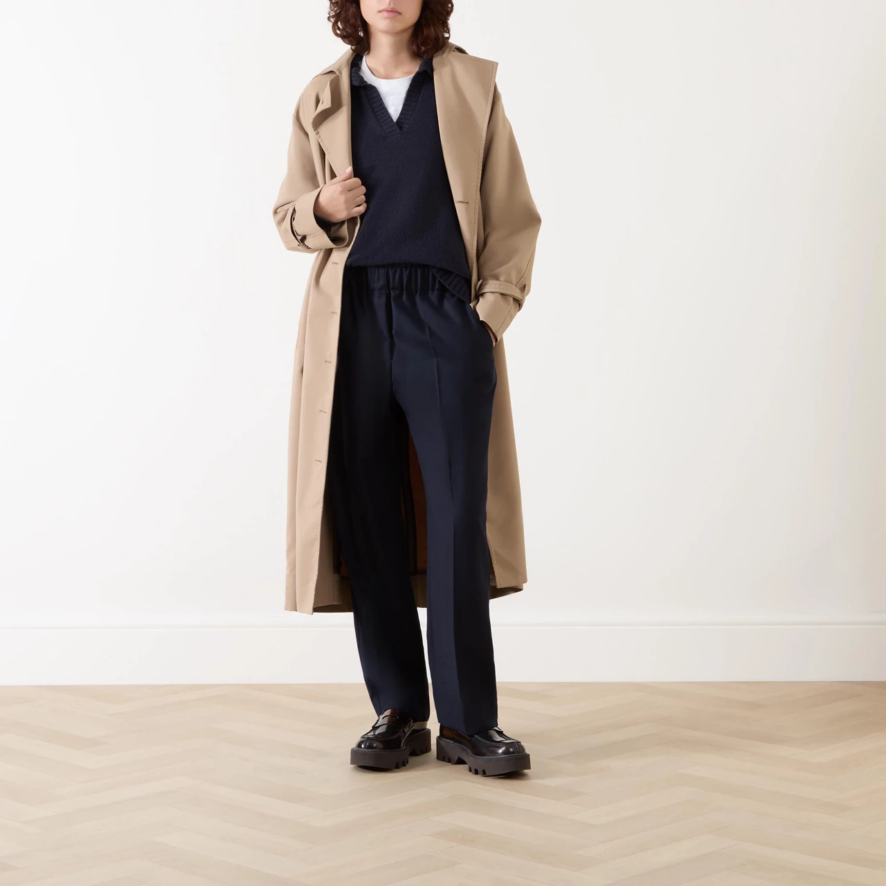 WEEKEND MAX MARA Hateley Slim Trousers - Navy