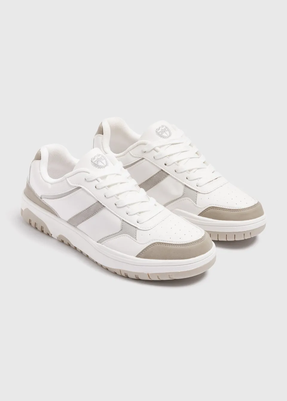 White Court Memory Foam Trainers