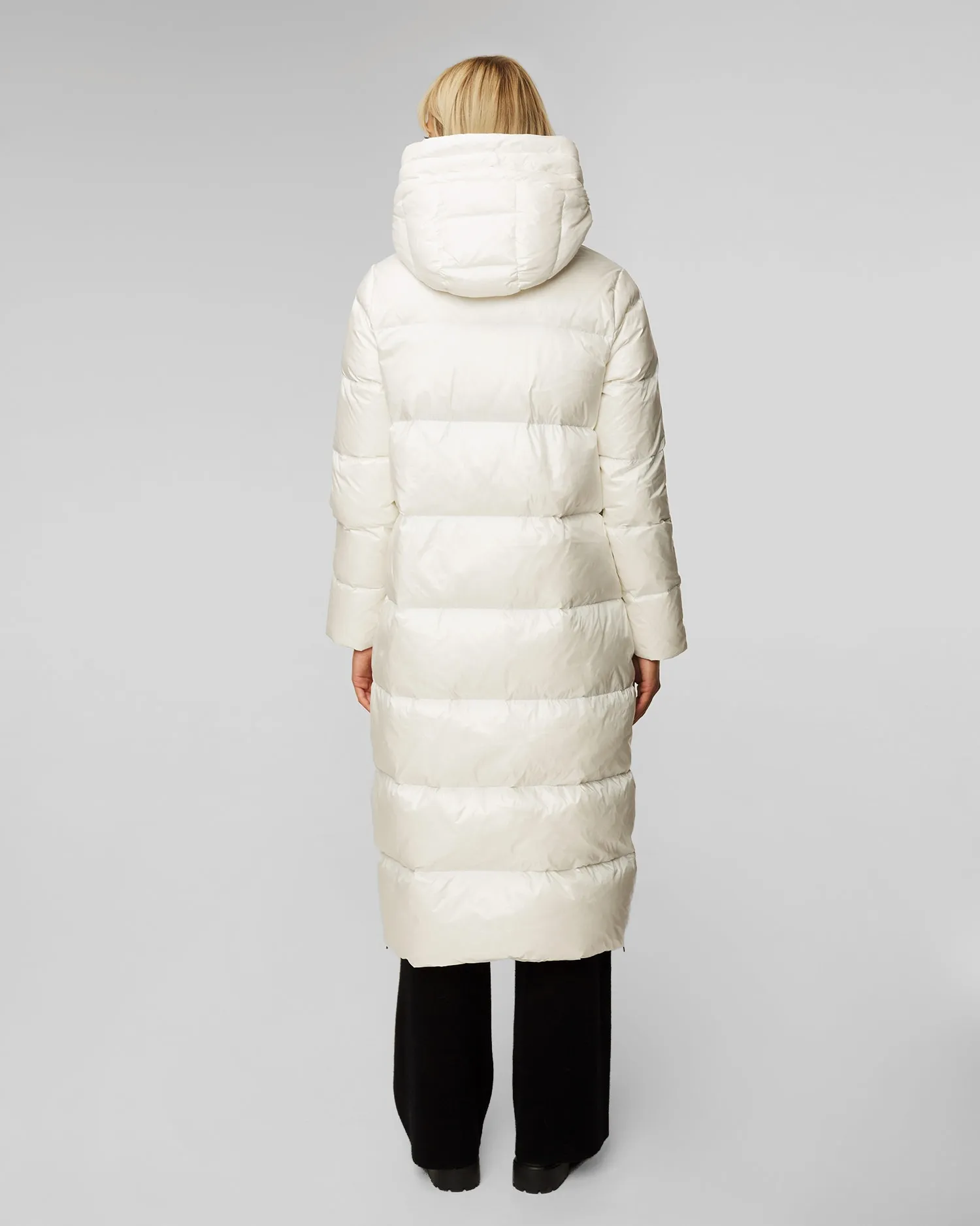 White women's down coat Deha d93583-18001