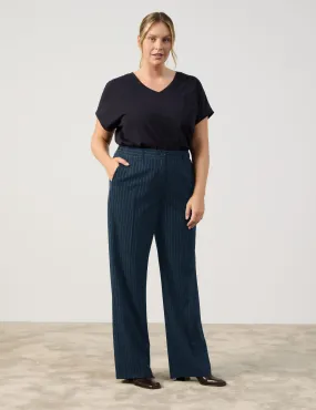 Wide trousers with pinstripes, Carlotta