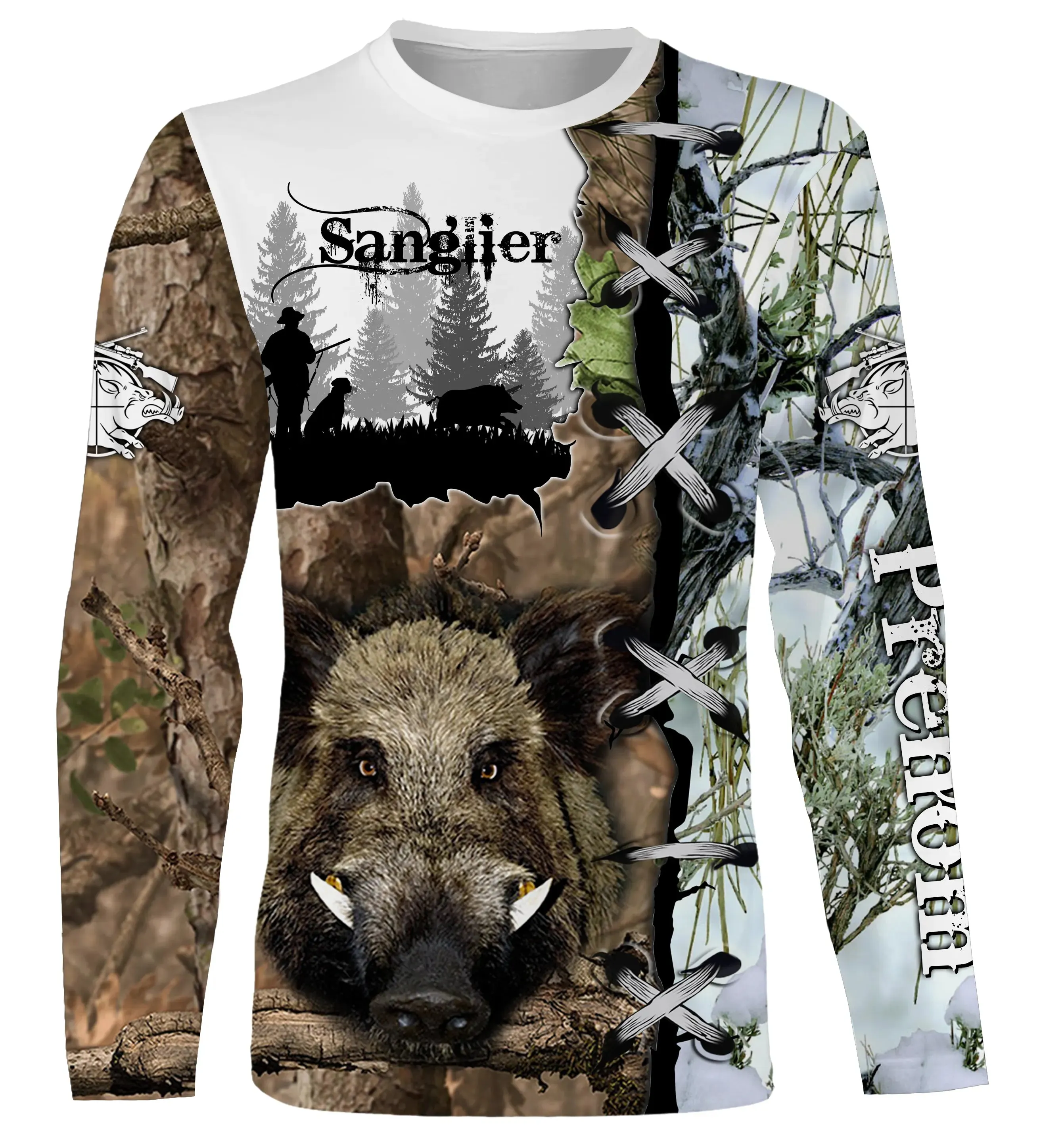 Wild Boar Hunting T-shirt, Personalized Gift for Hunters - CT29082220