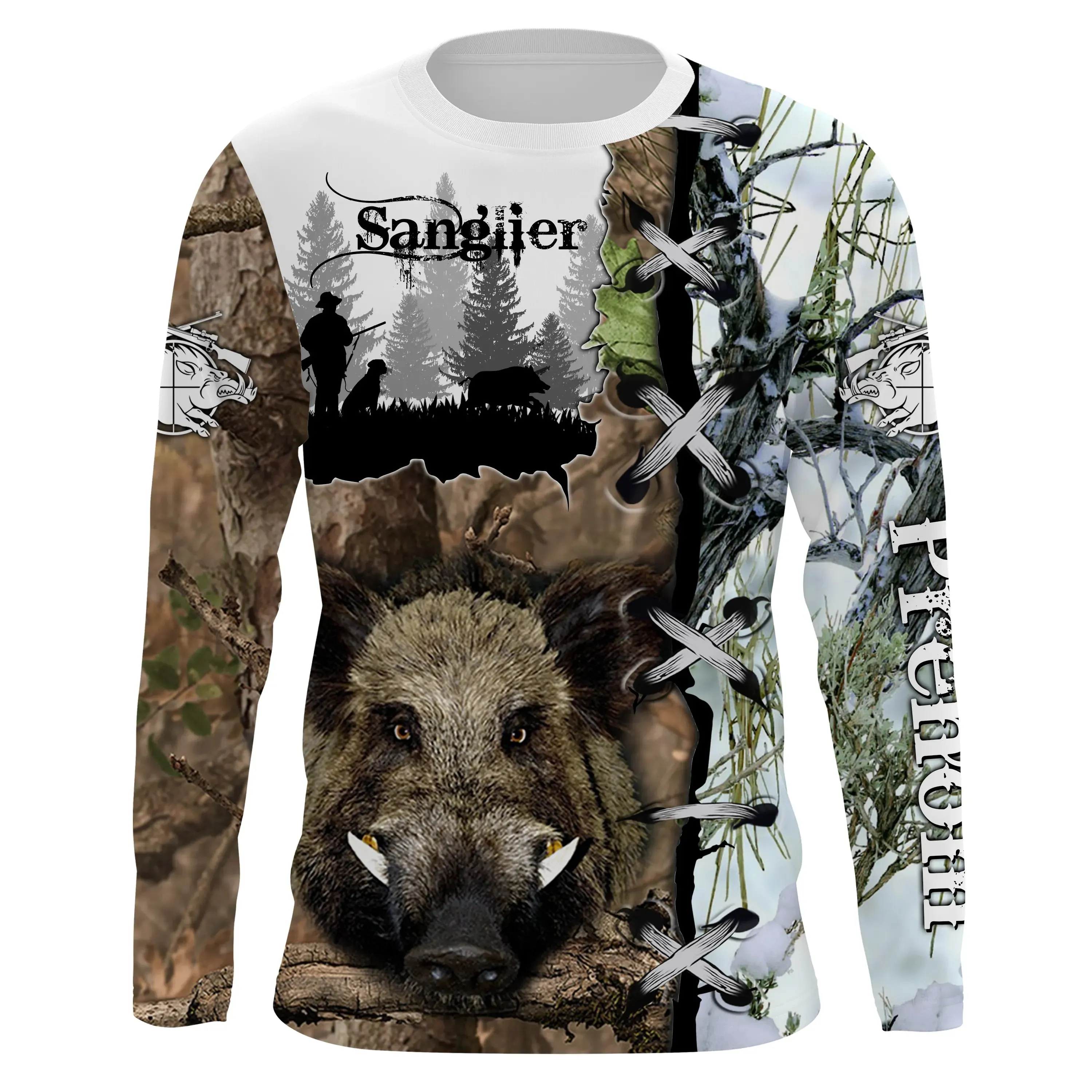 Wild Boar Hunting T-shirt, Personalized Gift for Hunters - CT29082220