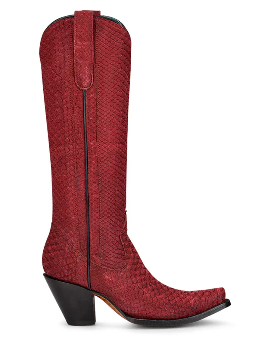 Ladies Python Tall Cowgirl Boots