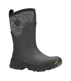 Womens Ladies Arctic Ice Wellington Boots Black Heather Grey Muck Boots