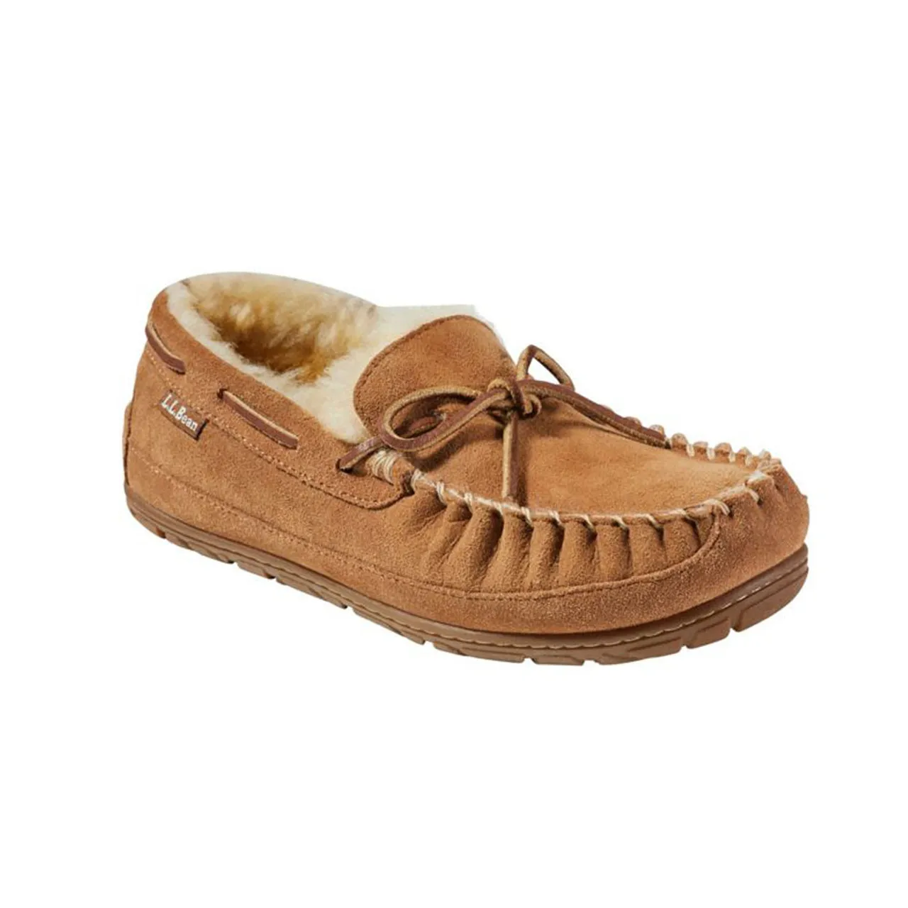 Women's Brown Wicked Good Camp L.L.Bean Moccasins