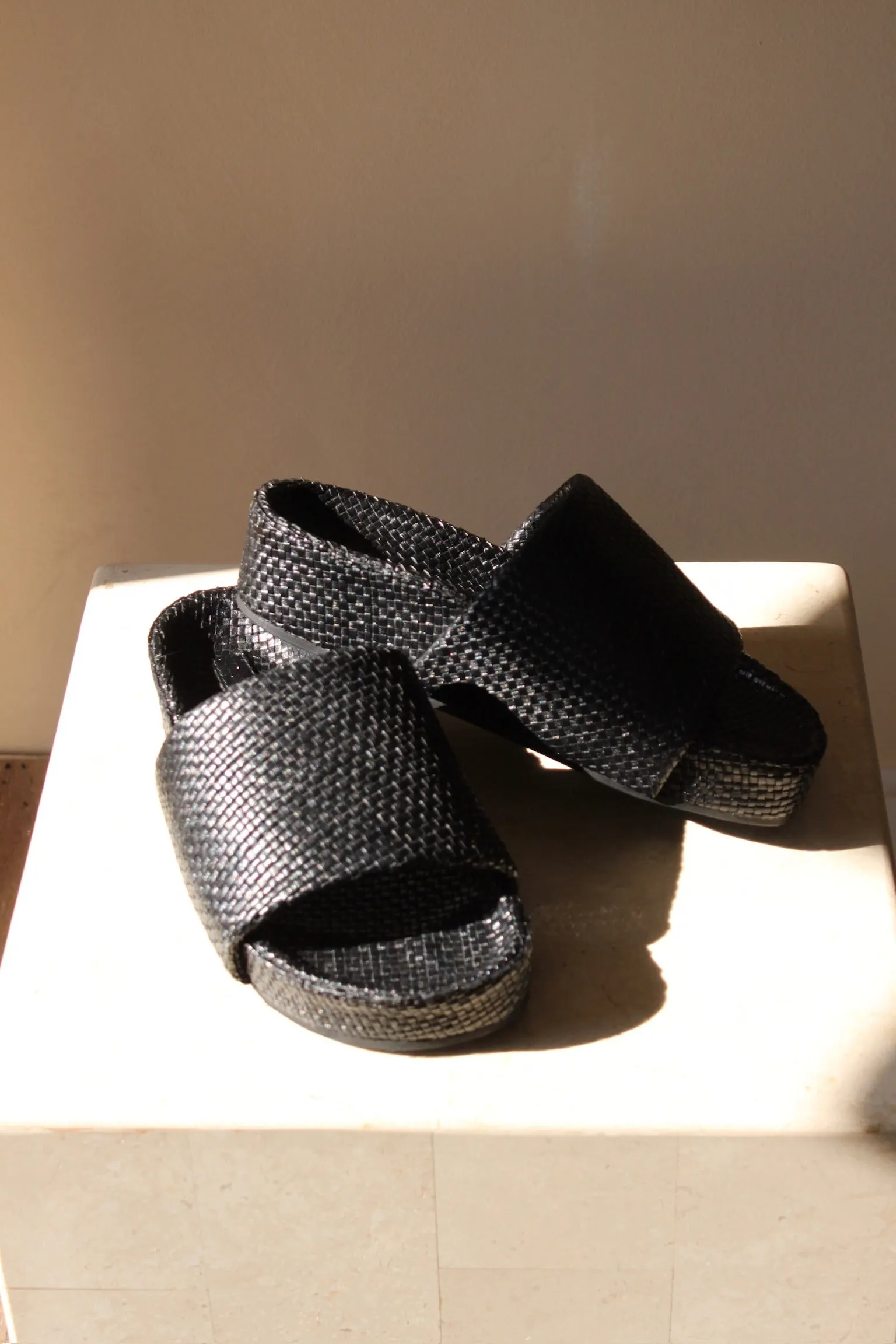 Woven Everyday Flatform Slide