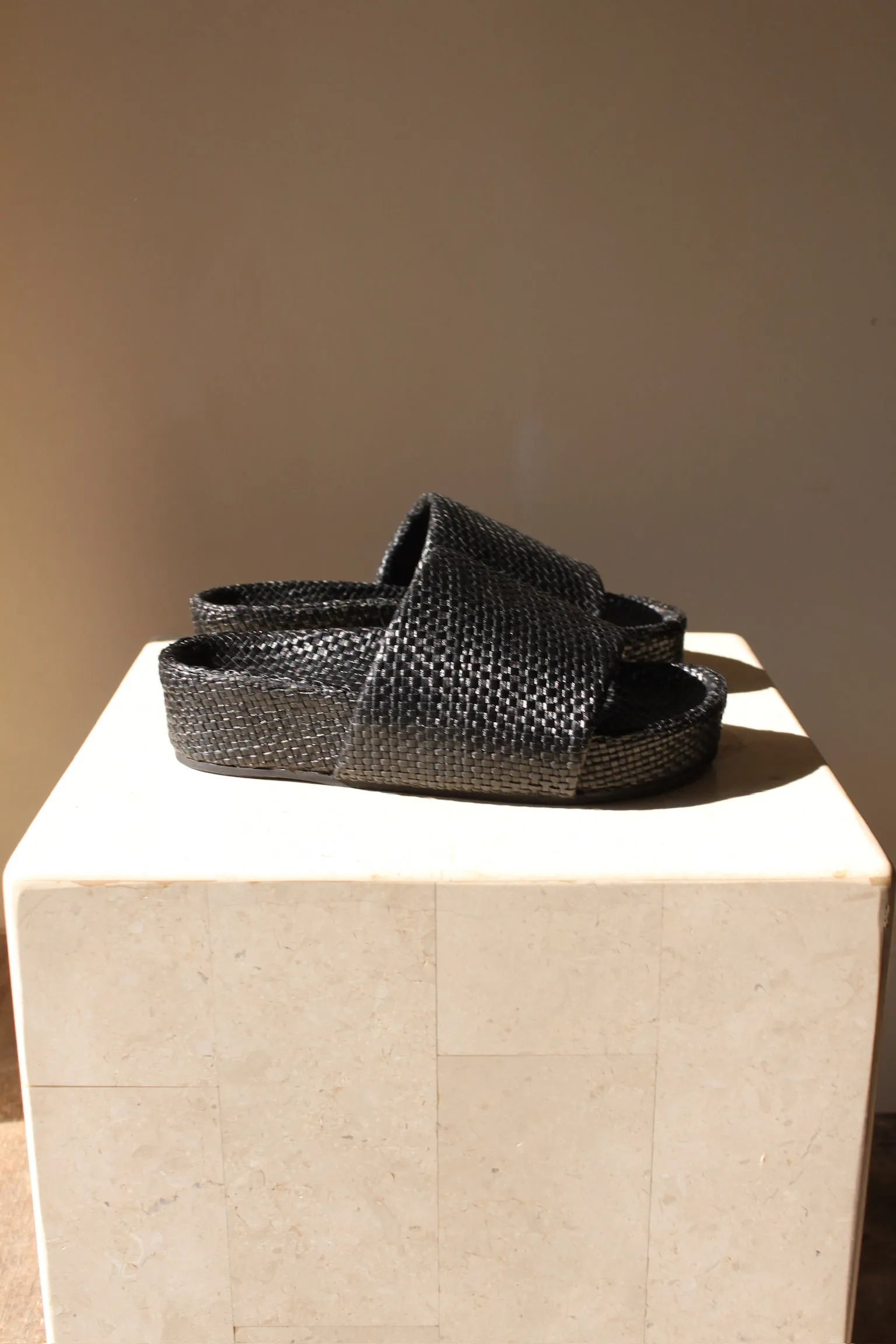 Woven Everyday Flatform Slide