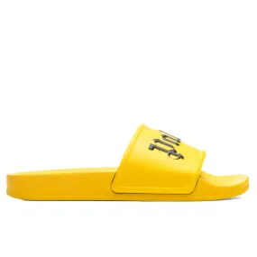 Yellow and Black Pool Slide