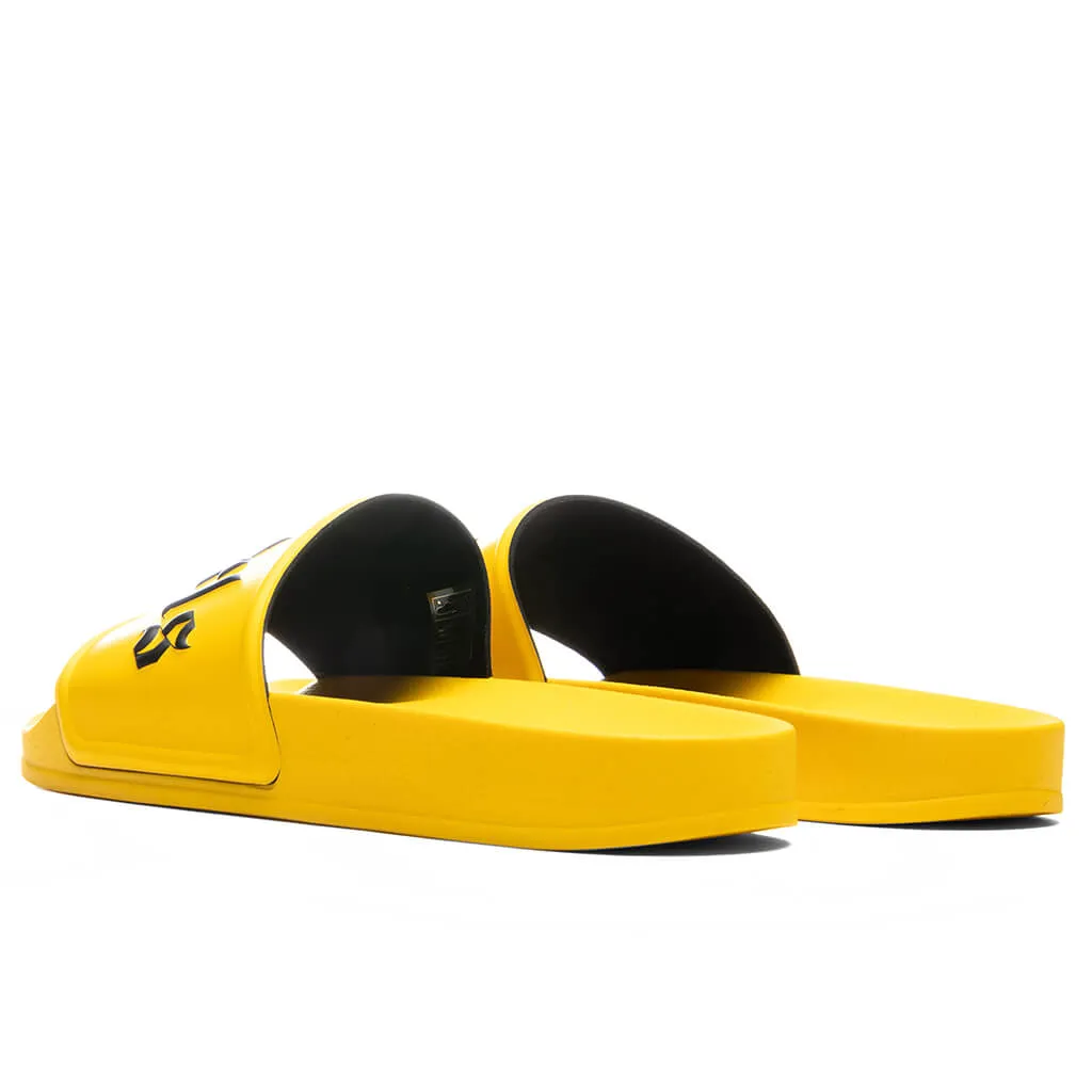 Yellow and Black Pool Slide