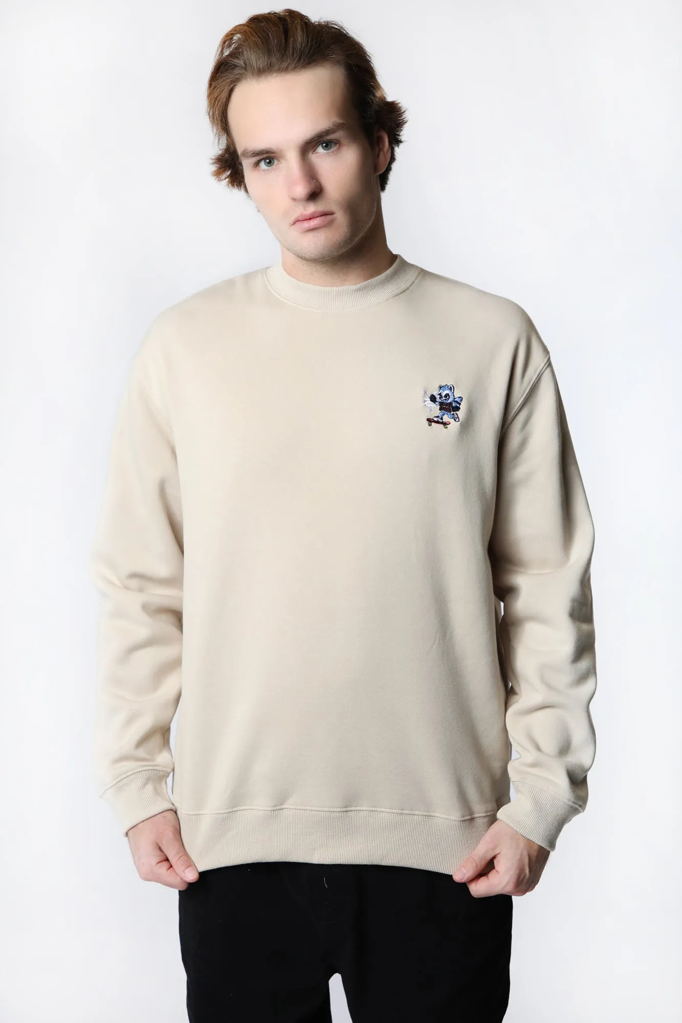 Zoo York Graphic Embroidered Sweatshirt Unisex